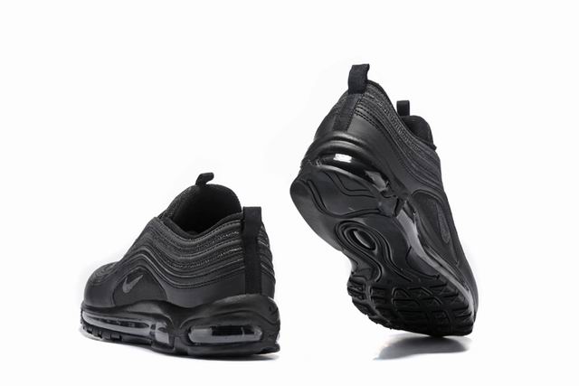 All Black Nike Air Max 97 Detail;